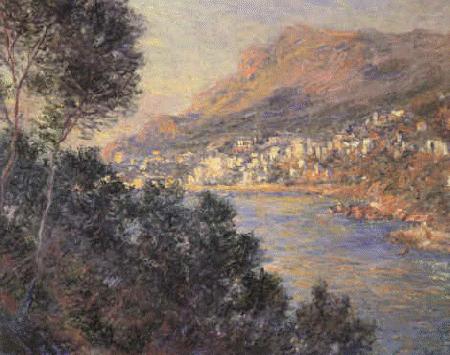 Claude Monet Monte Carlo seen from Roquebrune